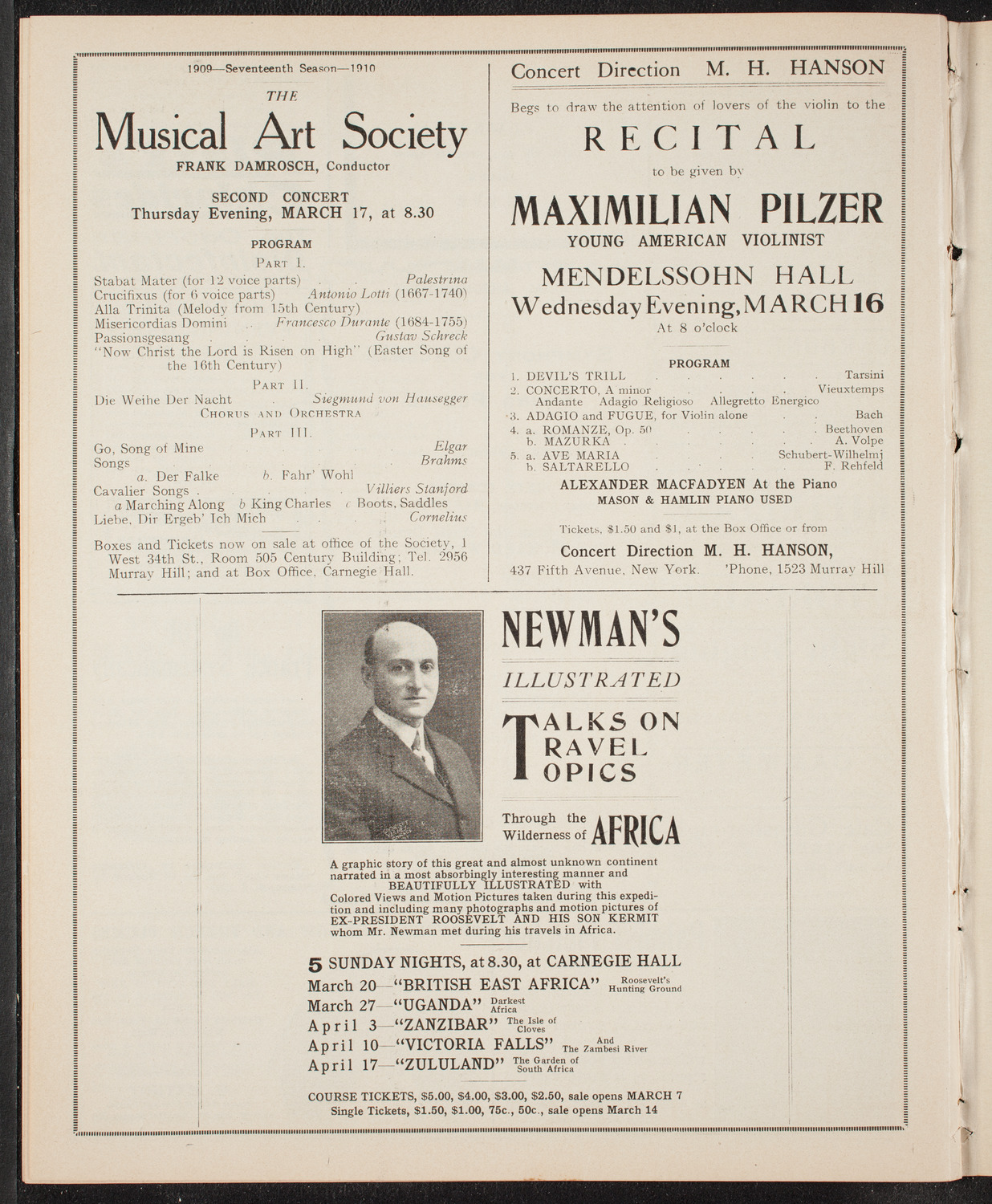 Clan-na-Gael Emmet Celebration, March 6, 1910, program page 10