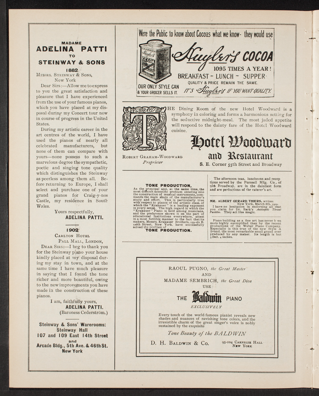 C. L. Partee's Mandolin, Guitar and Banjo Concert, January 29, 1904, program page 4