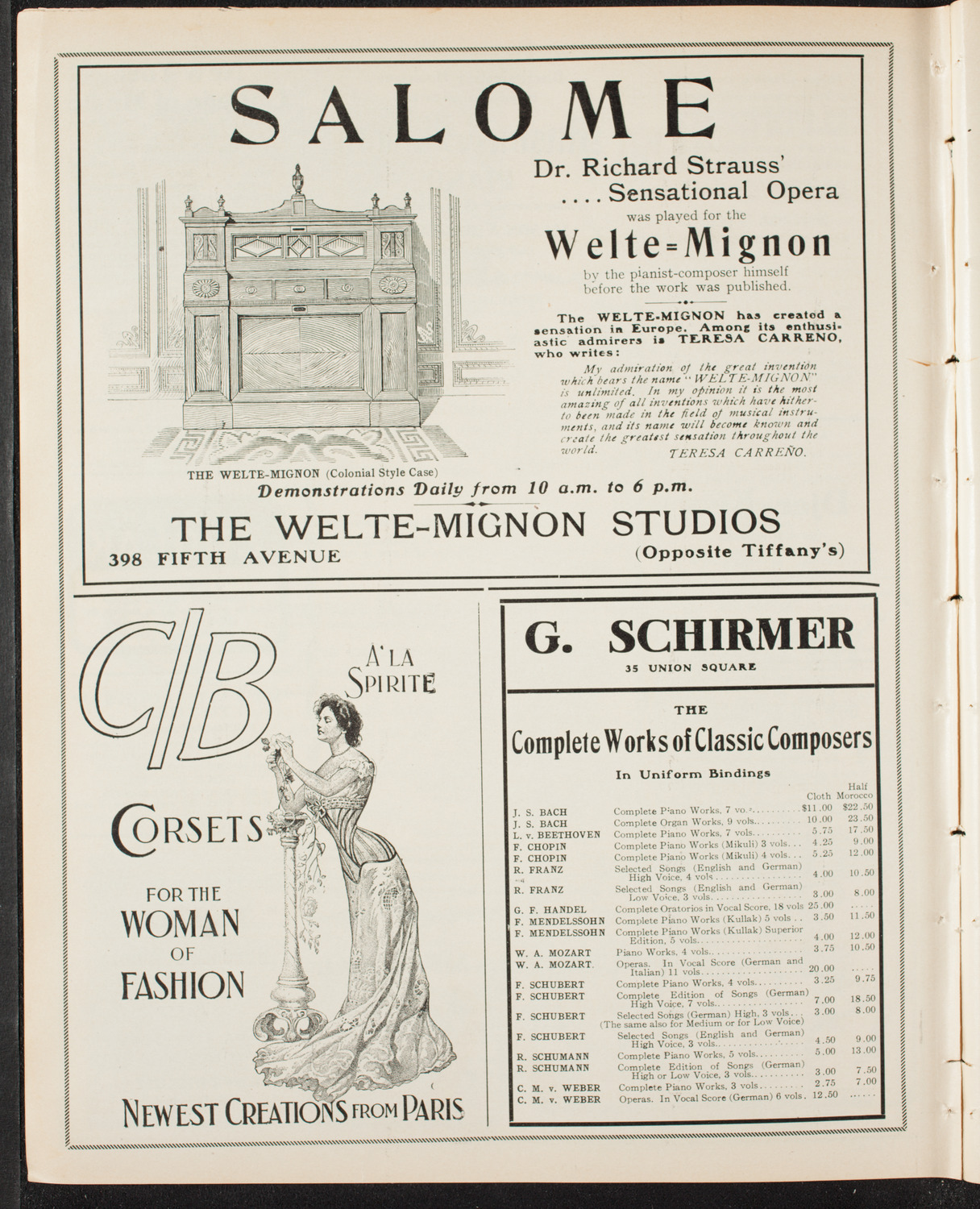 Graduation: College of St. Francis Xavier, June 17, 1907, program page 8