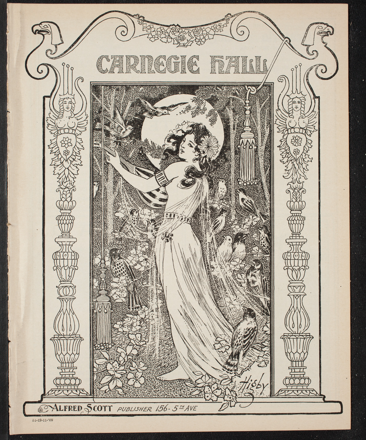 Boston Symphony Orchestra, December 11, 1909, program page 1