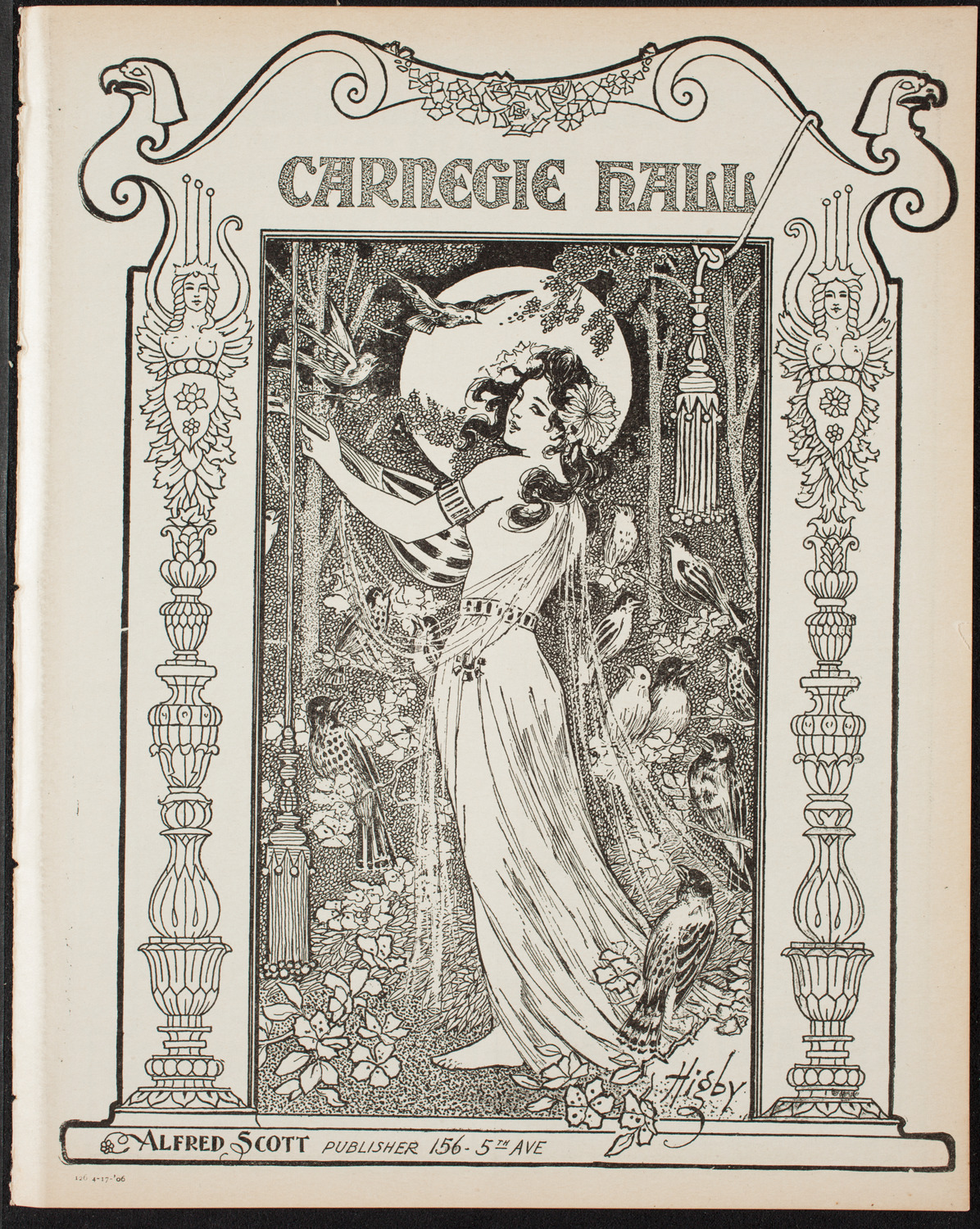 New York Banks' Glee Club, April 17, 1906, program page 1