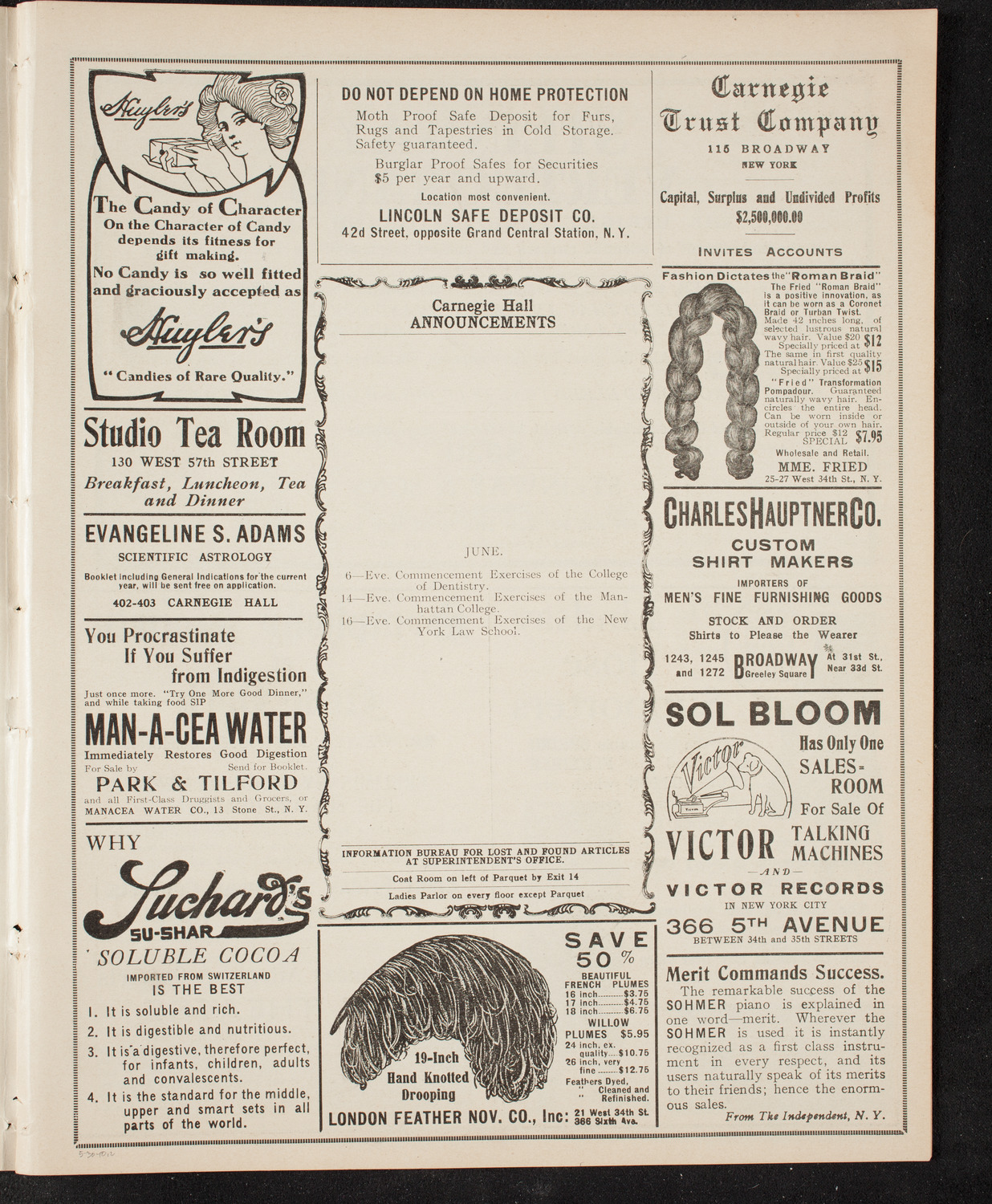 Grand Army of the Republic Memorial Day Exercises, May 30, 1910, program page 3