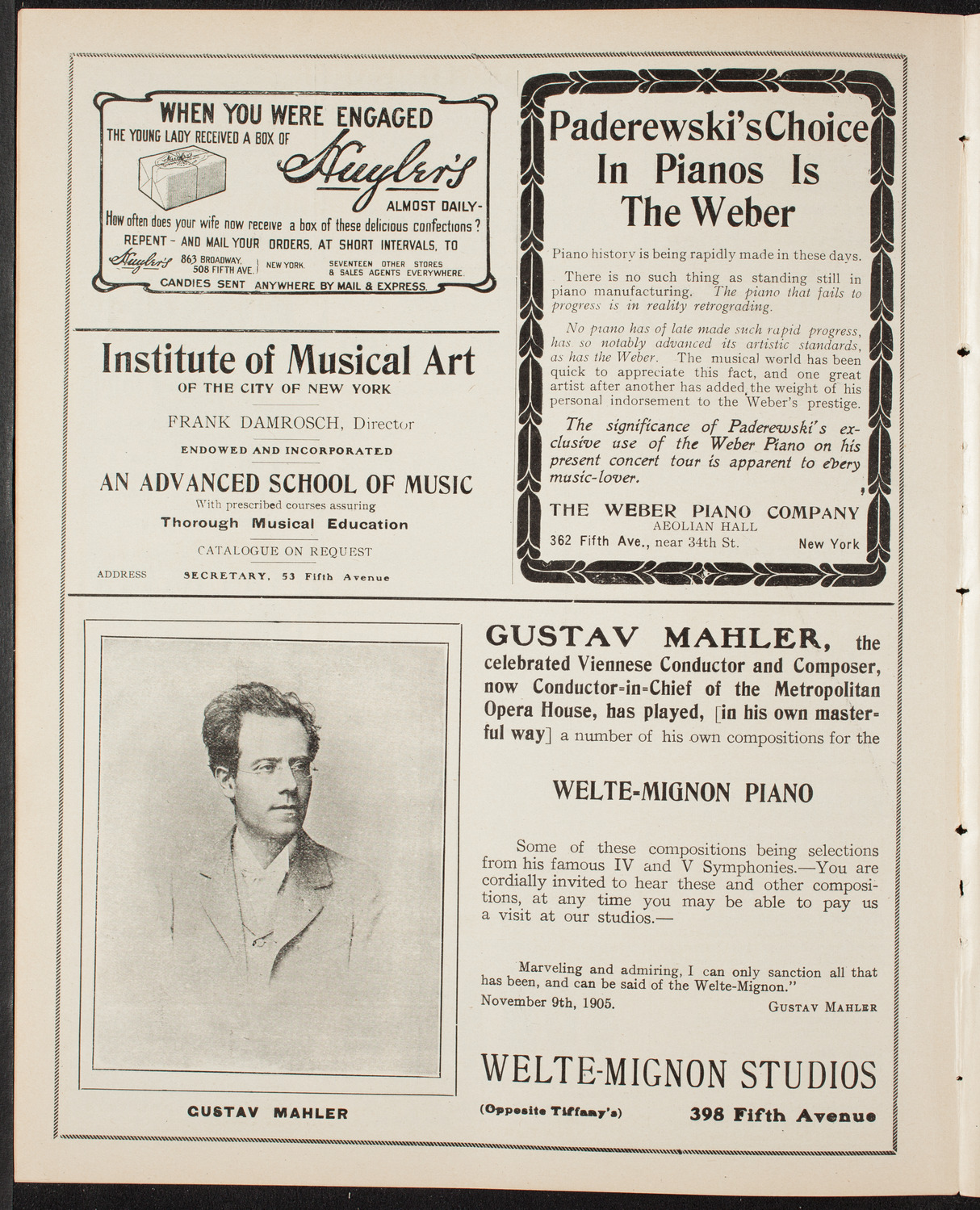 The Civic Forum, February 25, 1908, program page 6