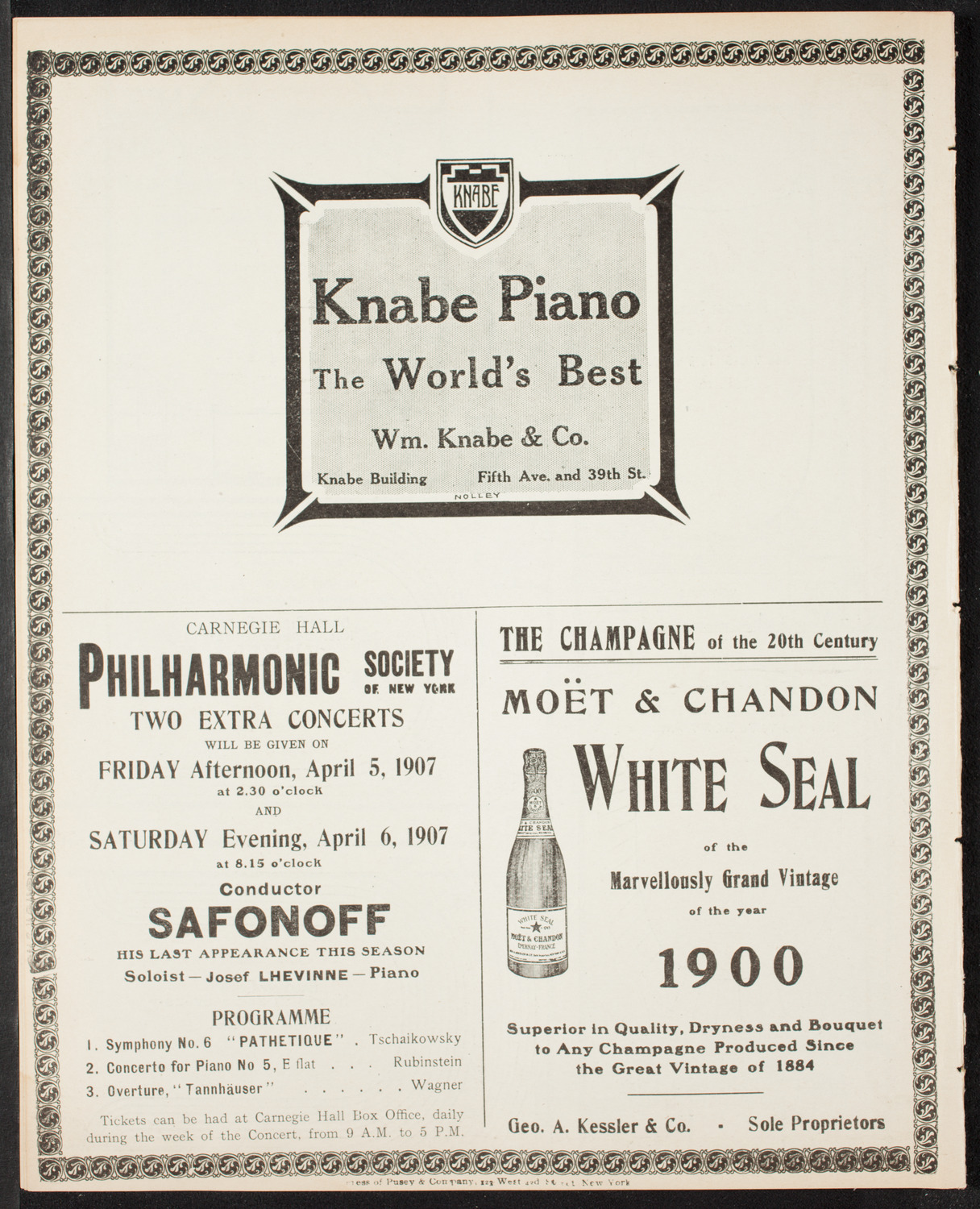 Symphony Concert for Young People, March 30, 1907, program page 12