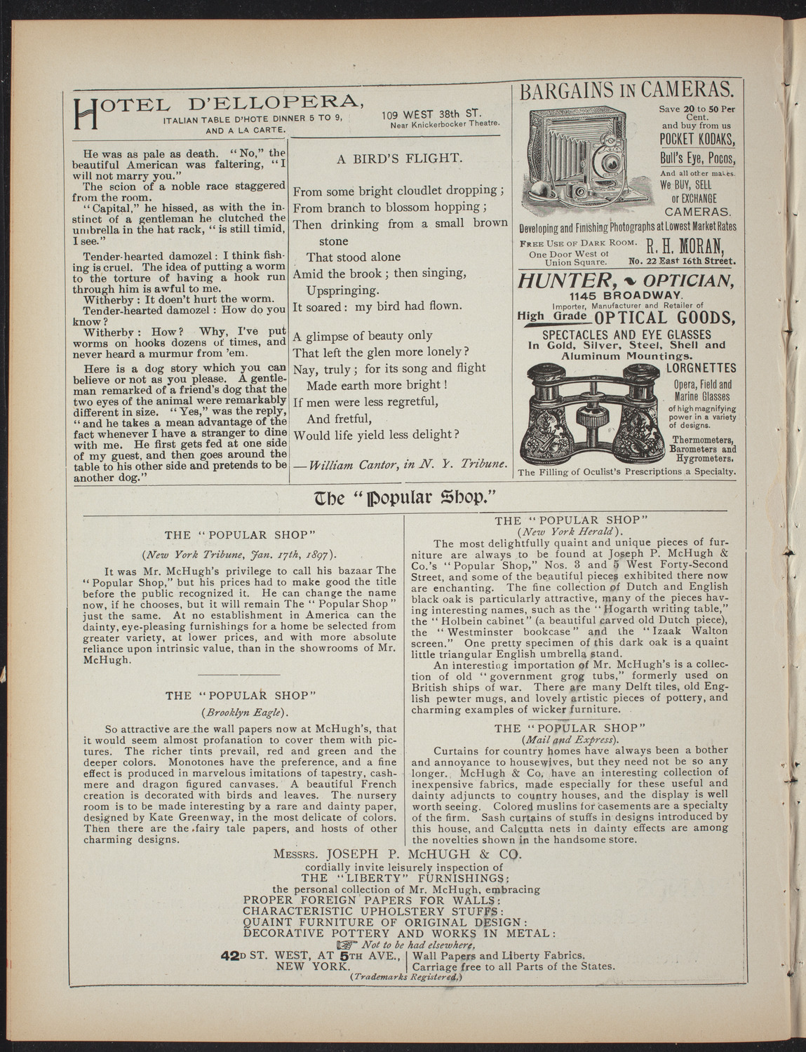 Saturday Morning Conferences on Comparative Literature, February 6, 1897, program page 6