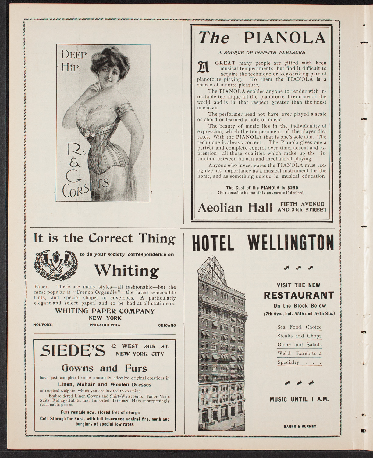 Meeting: Catholic Converts' League, May 15, 1903, program page 6
