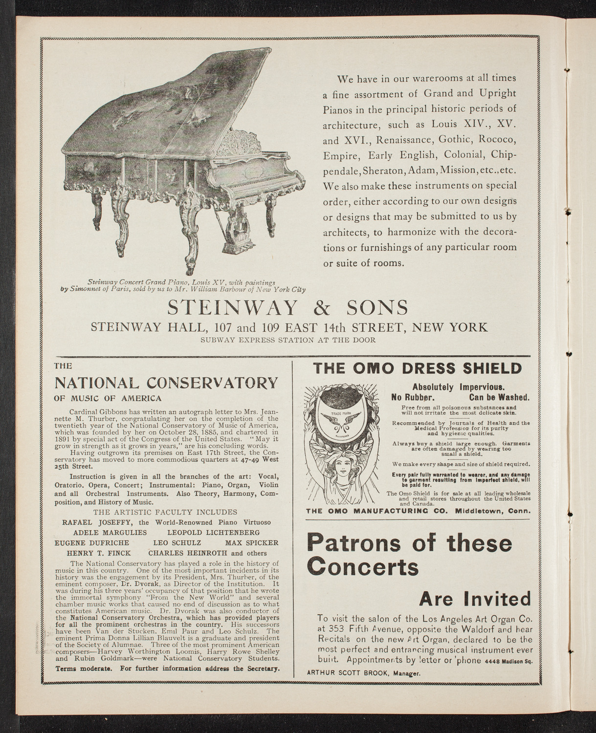 Marie Hall, Violin, November 22, 1905, program page 4