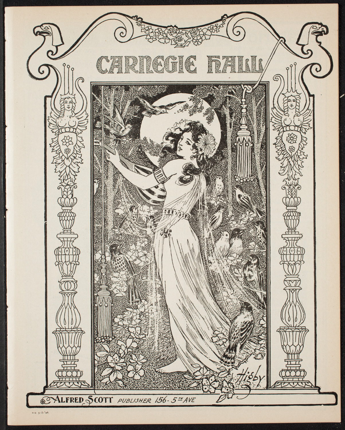 Musical Art Society of New York, March 8, 1906, program page 1