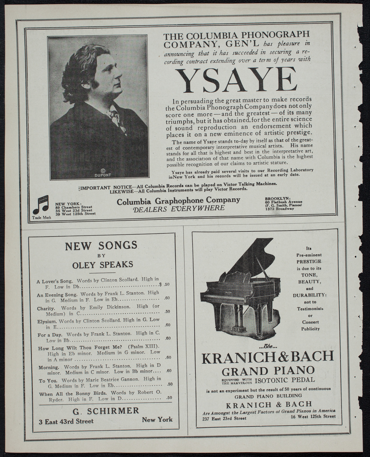 Burton Holmes Travelogue: Panama, February 23, 1913, program page 6