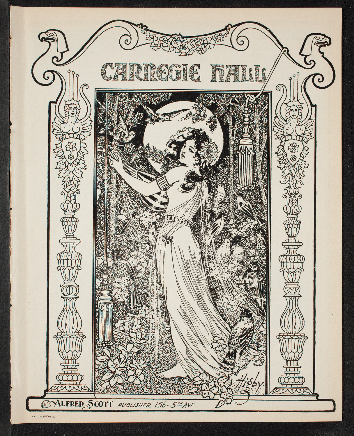 New York Philharmonic, December 16, 1905, program page 1