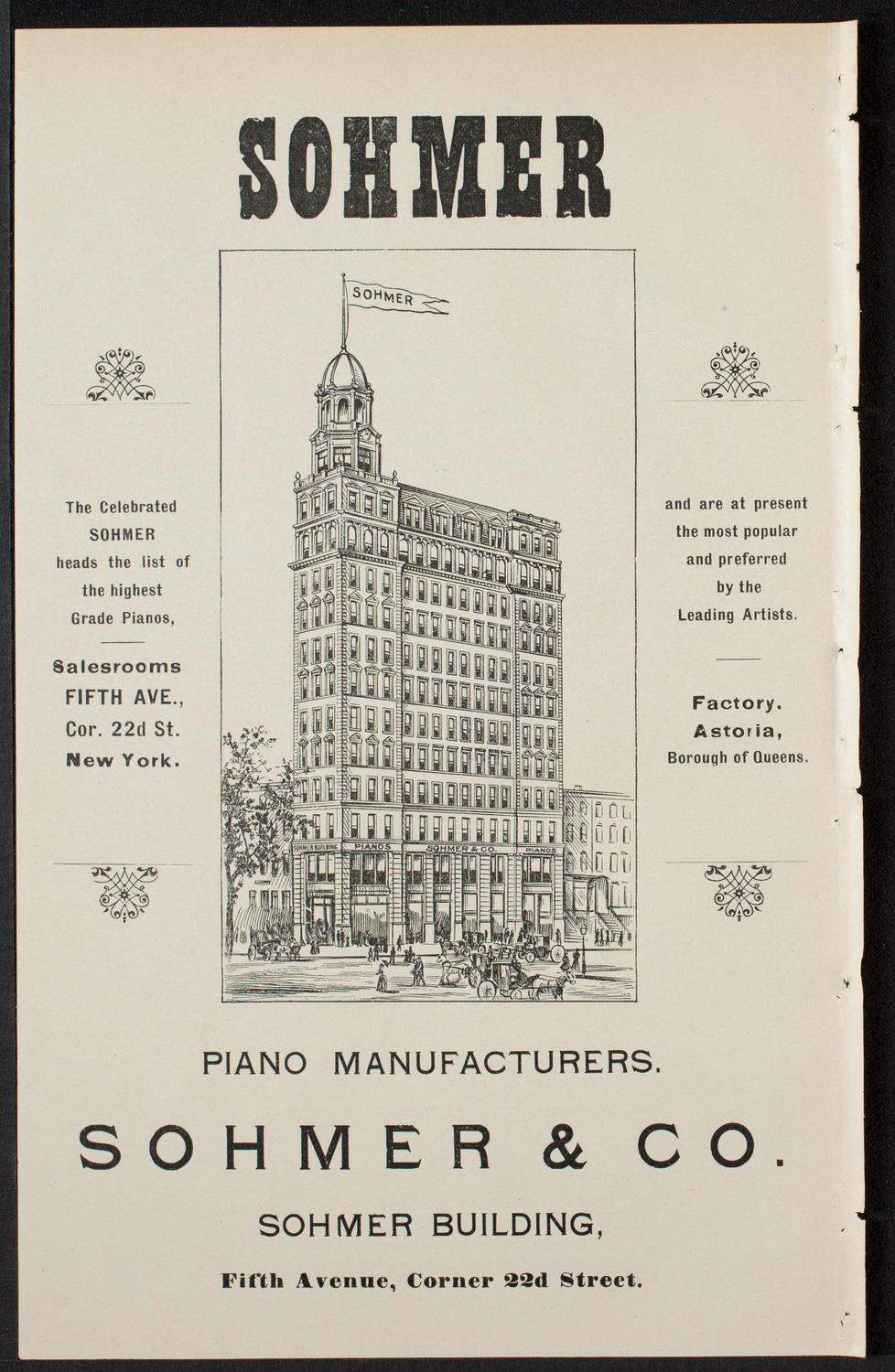 Students of Mrs. A. E. Benham, January 15, 1899, program page 2
