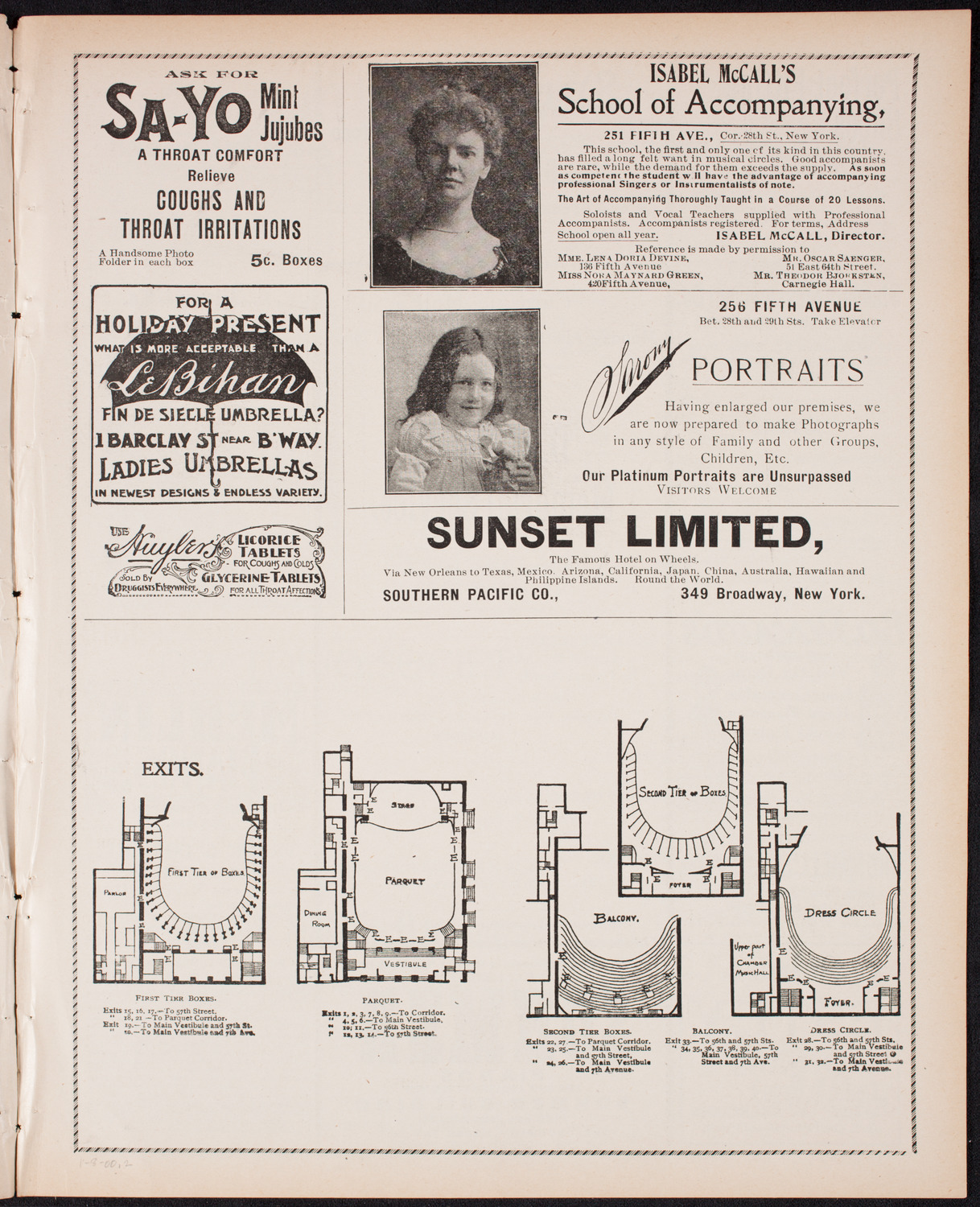 Memorial: Dwight L. Moody, January 8, 1900, program page 3