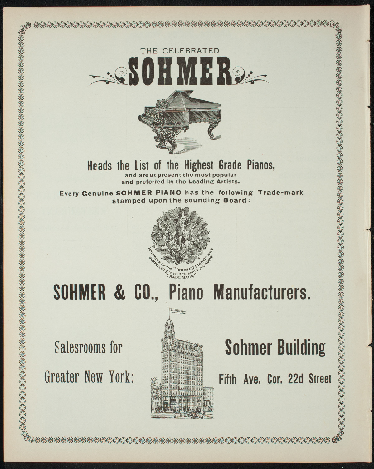 Comparative Literature Society Saturday Morning Conference, April 9, 1898, program page 8