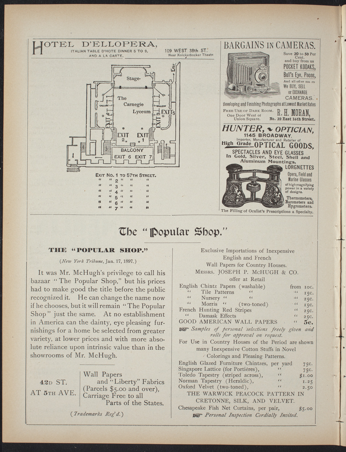 Trinity College Dramatic and Musical Organizations, April 28, 1897, program page 6