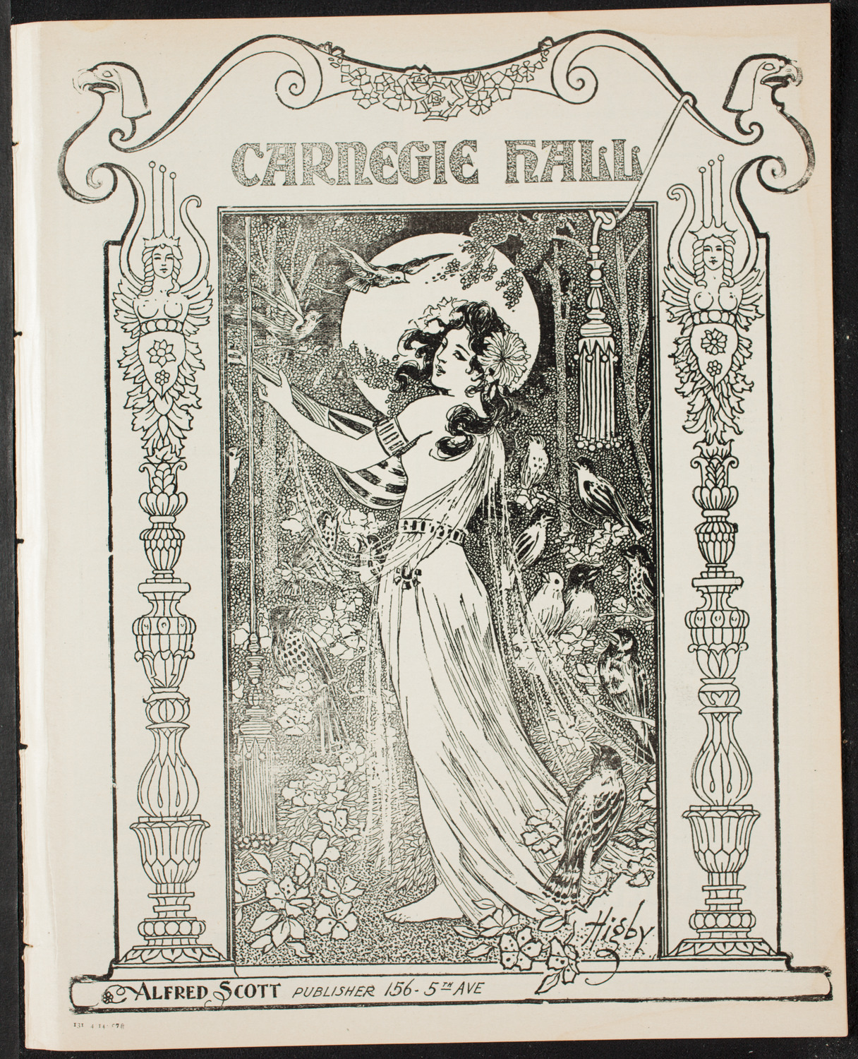 Volpe Symphony Society of New York, April 14, 1907, program page 1