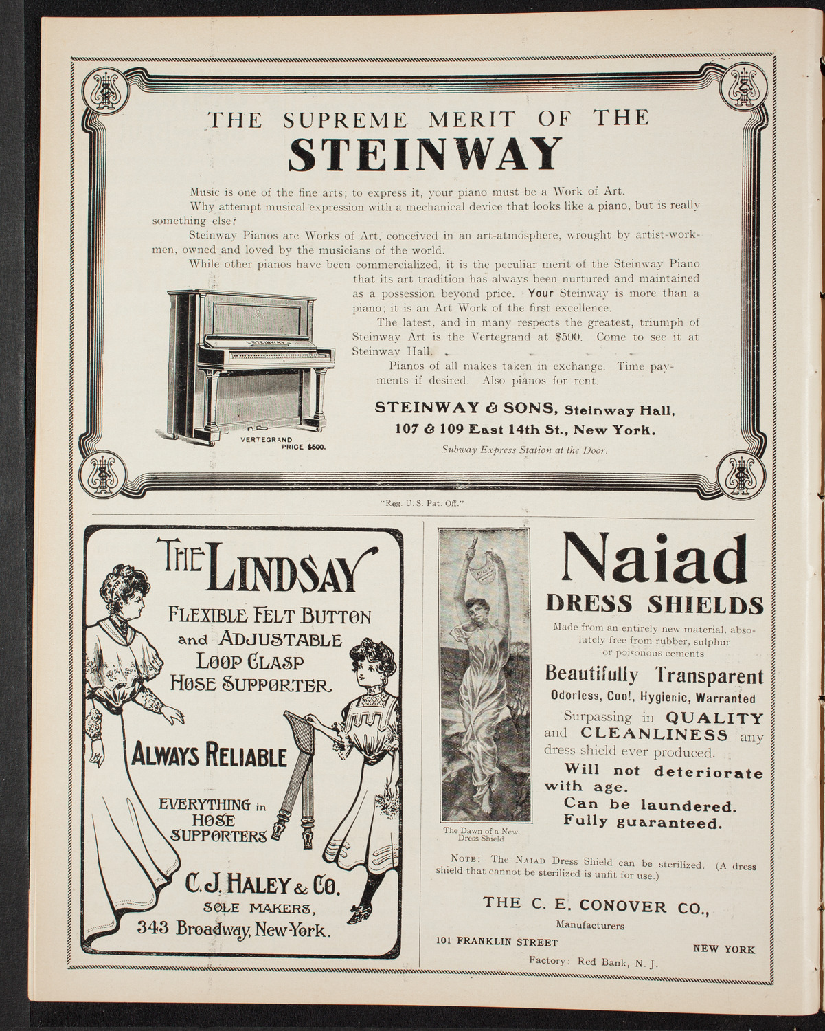 New York Festival Chorus and Orchestra, October 27, 1907, program page 4