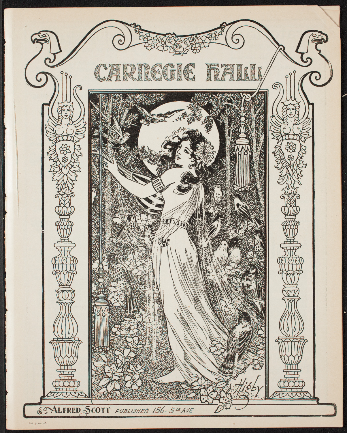 New Music Society of America, March 10, 1906, program page 1