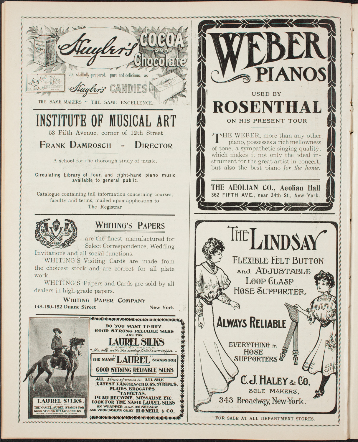 New York Symphony Orchestra, December 30, 1906, program page 6