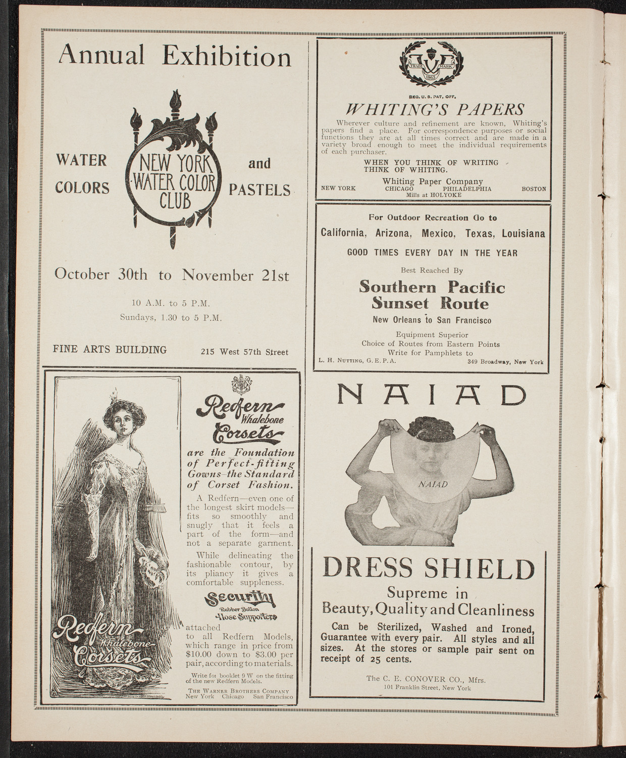 New York Philharmonic, November 10, 1909, program page 2
