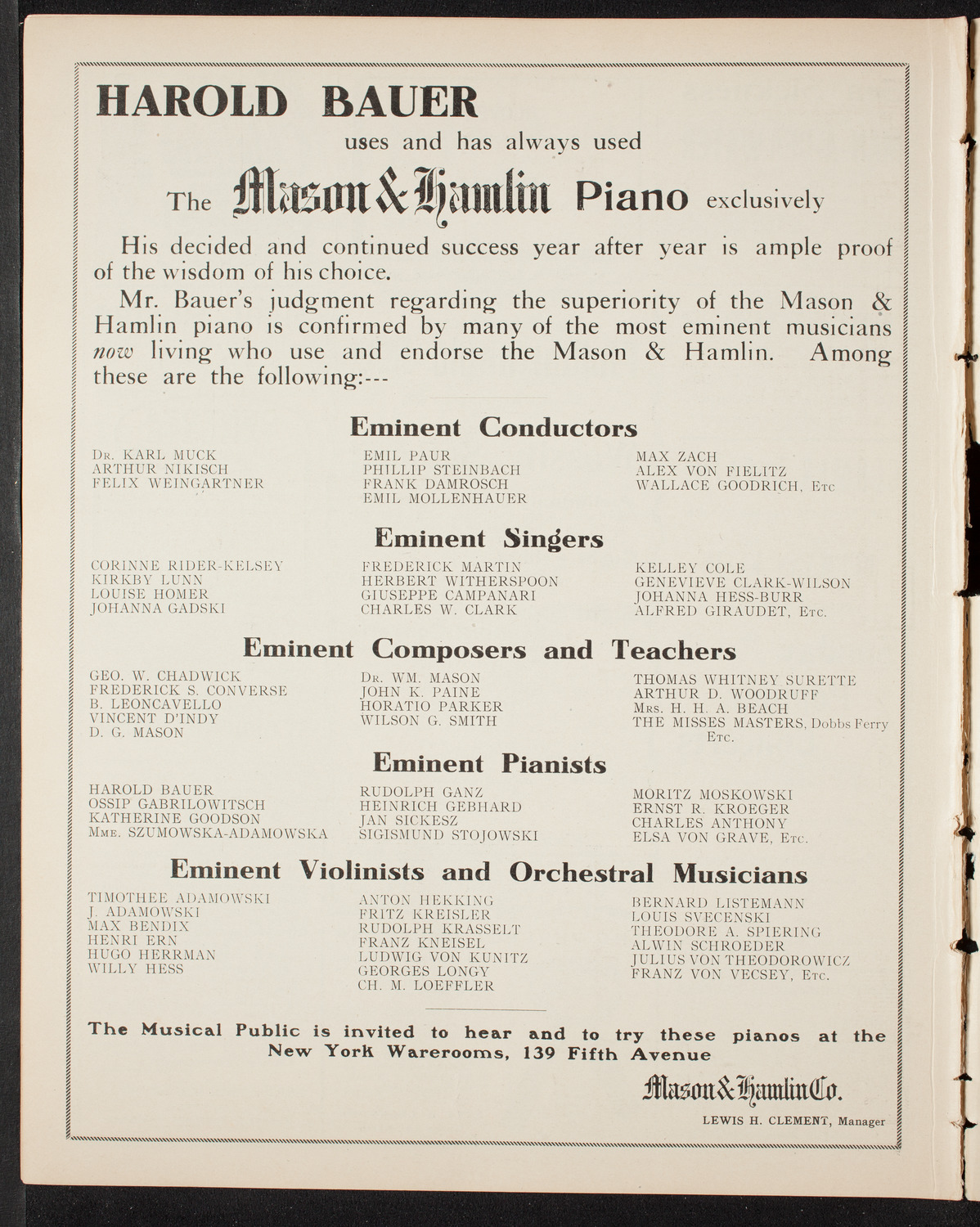 Graduation: Columbia University College of Pharmacy, April 30, 1908, program page 10