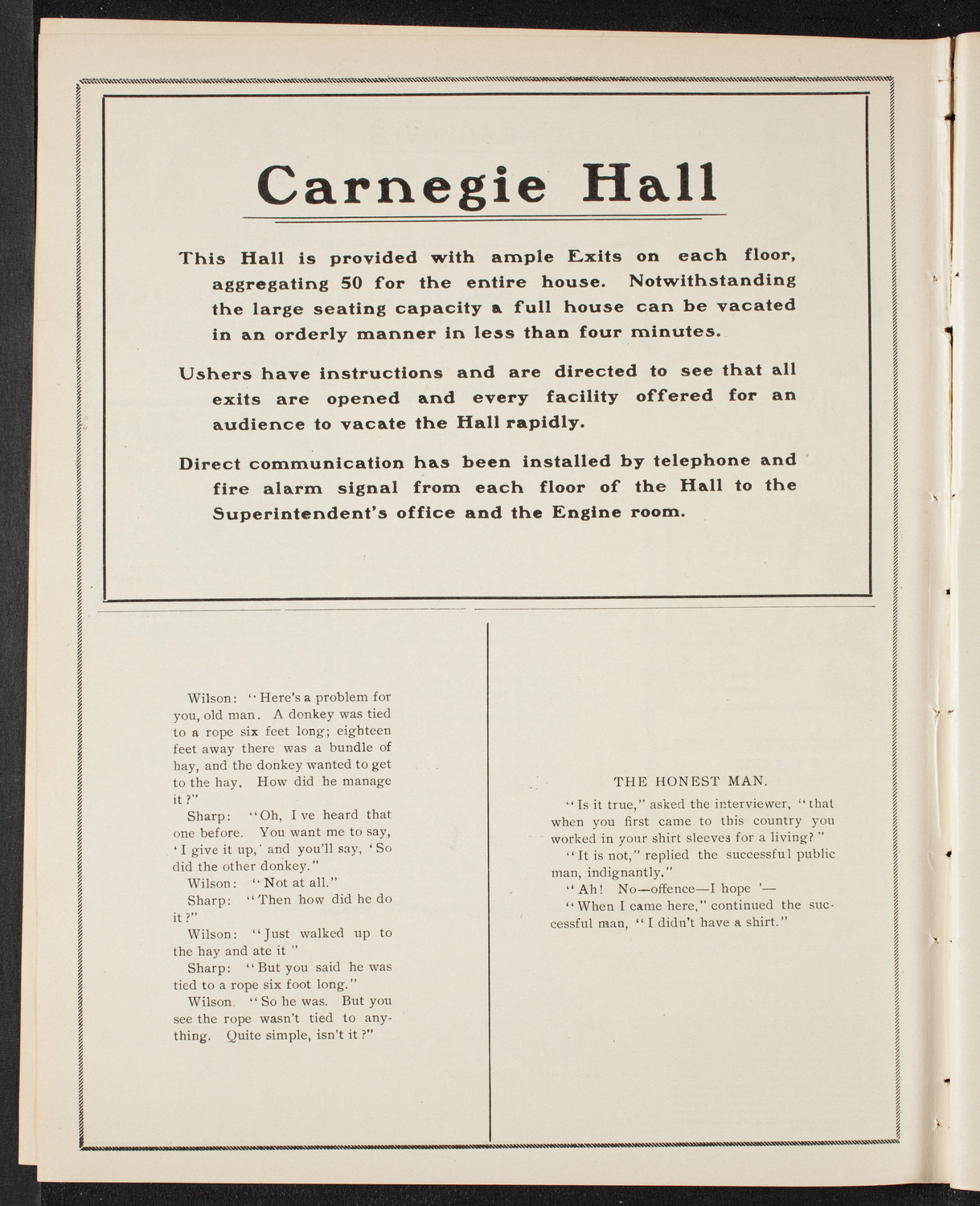 Christiana University Norwegian Student Chorus, June 18, 1905, program page 10