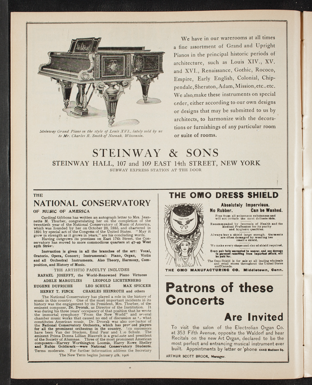 Russian Symphony Society of New York, December 31, 1905, program page 4