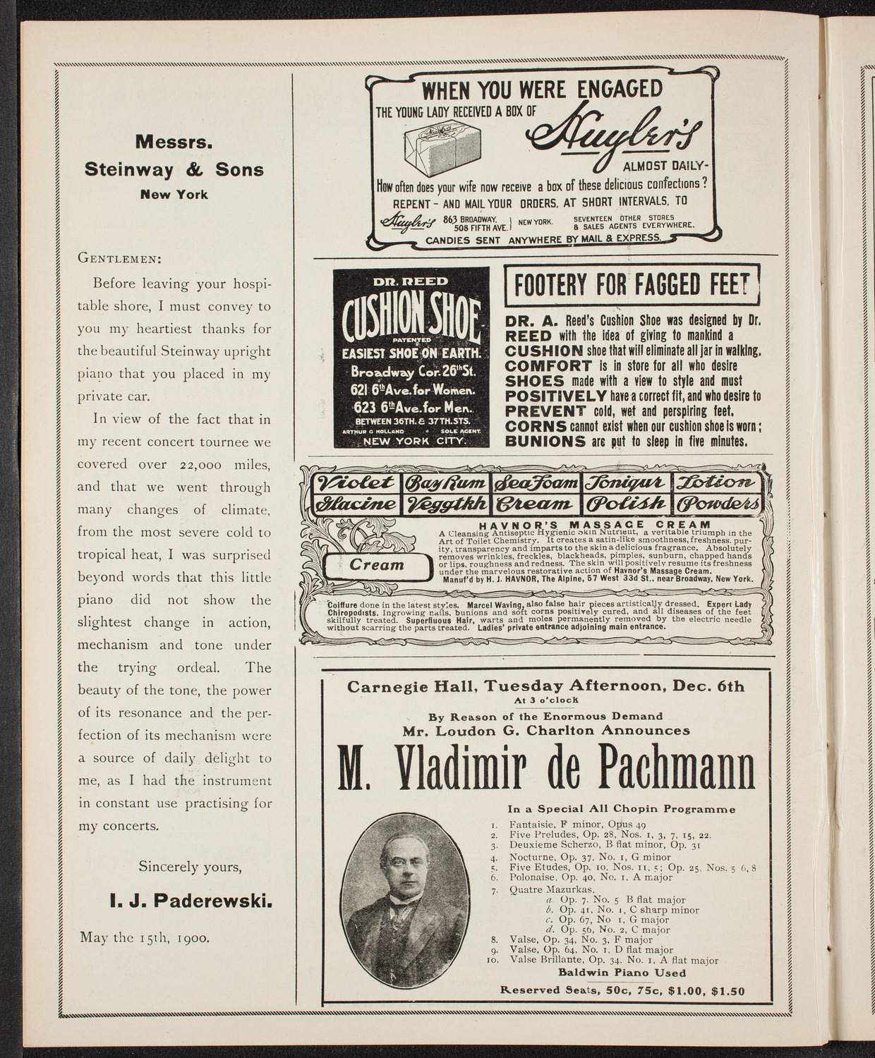 Symphony Concert for Young People, November 26, 1904, program page 4