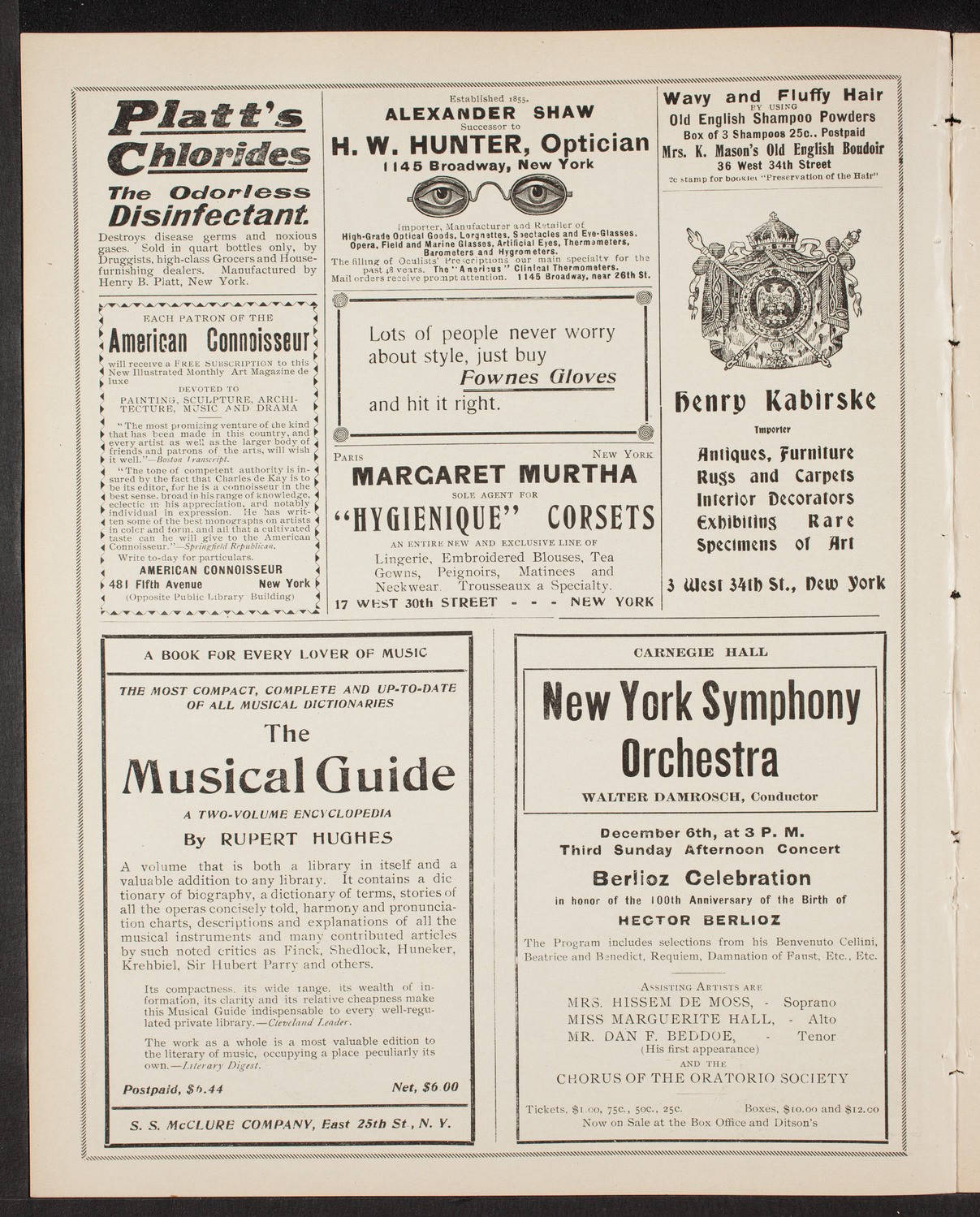 New York Banks' Glee Club, December 3, 1903, program page 2