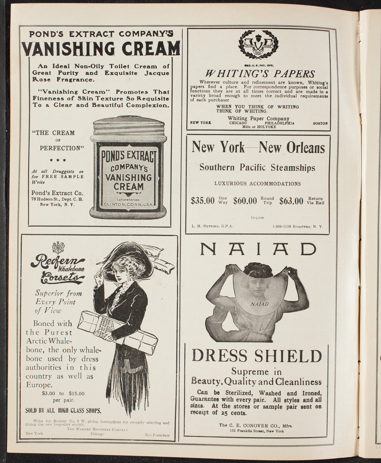 Benefit: St. Vincent de Paul Society, May 1, 1910, program page 2