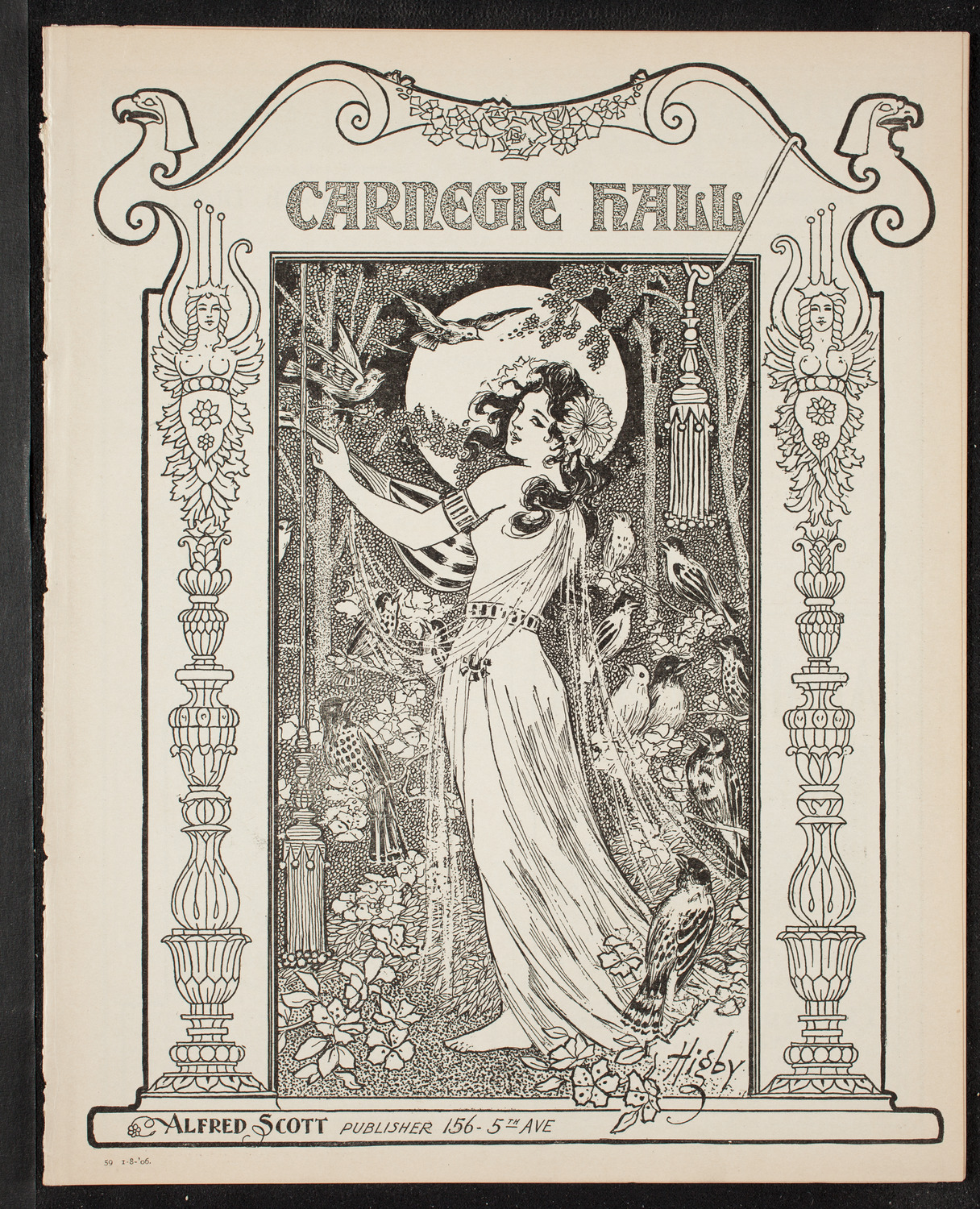 Philadelphia Orchestra, January 8, 1906, program page 1