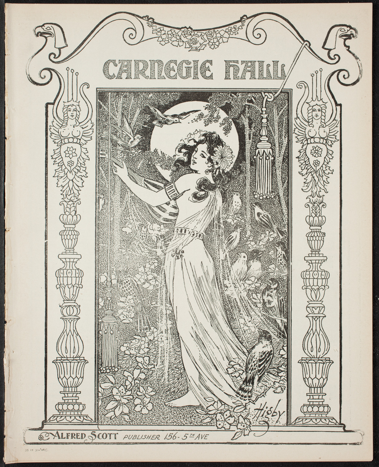Benefit: St. Mark's Hospital, November 30, 1906, program page 1