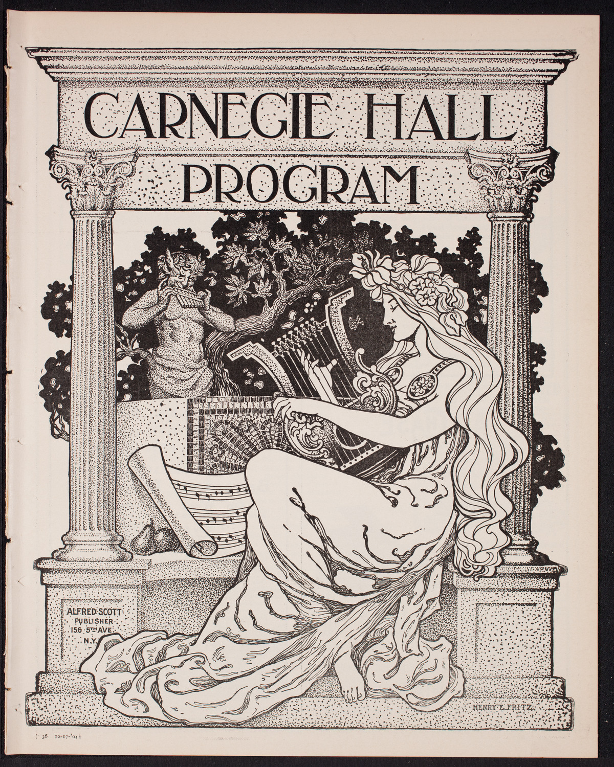 Symphony Concert for Young People, December 17, 1904, program page 1