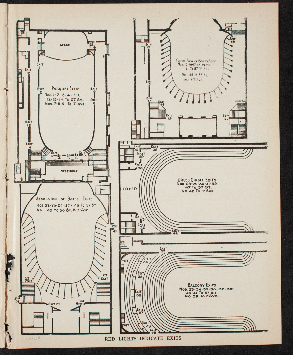 New York Philharmonic, November 26, 1909, program page 11