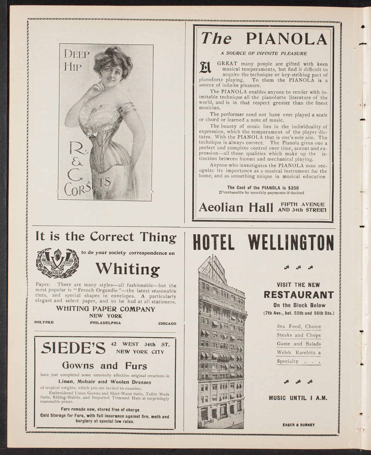 Graduation: New York College of Dentistry, May 18, 1903, program page 6