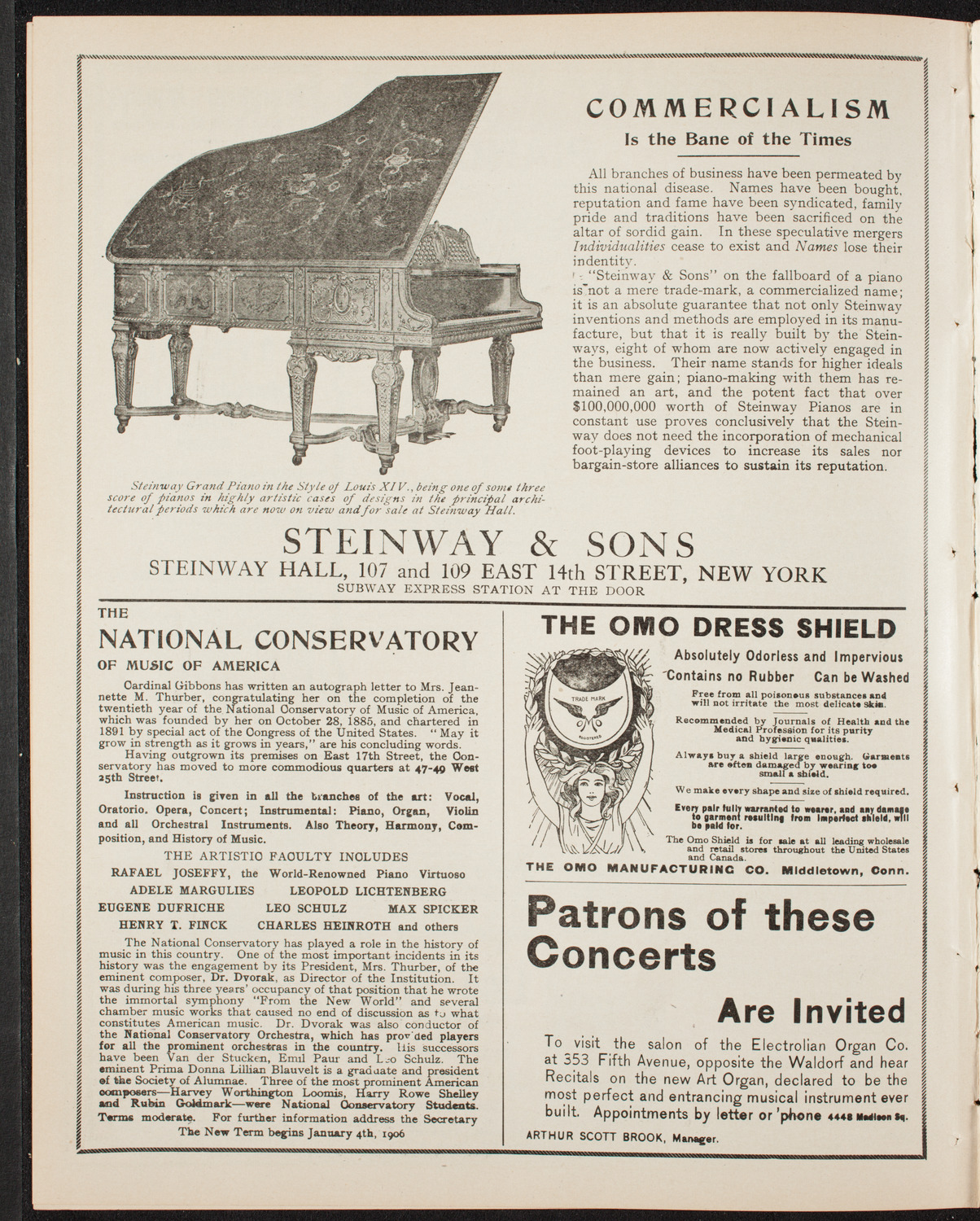 Elmendorf Lecture: Northern Italy, March 19, 1906, program page 4