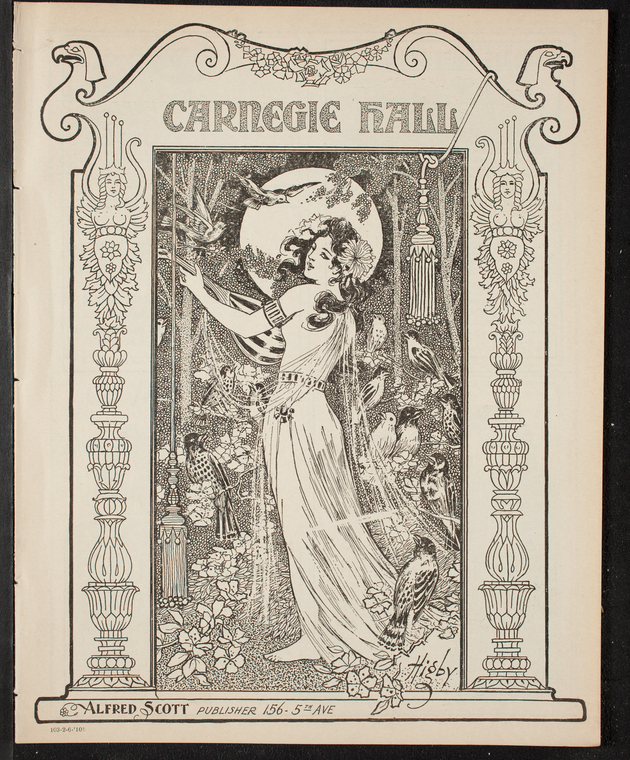 Burton Holmes Travelogue: Italy, February 6, 1910, program page 1