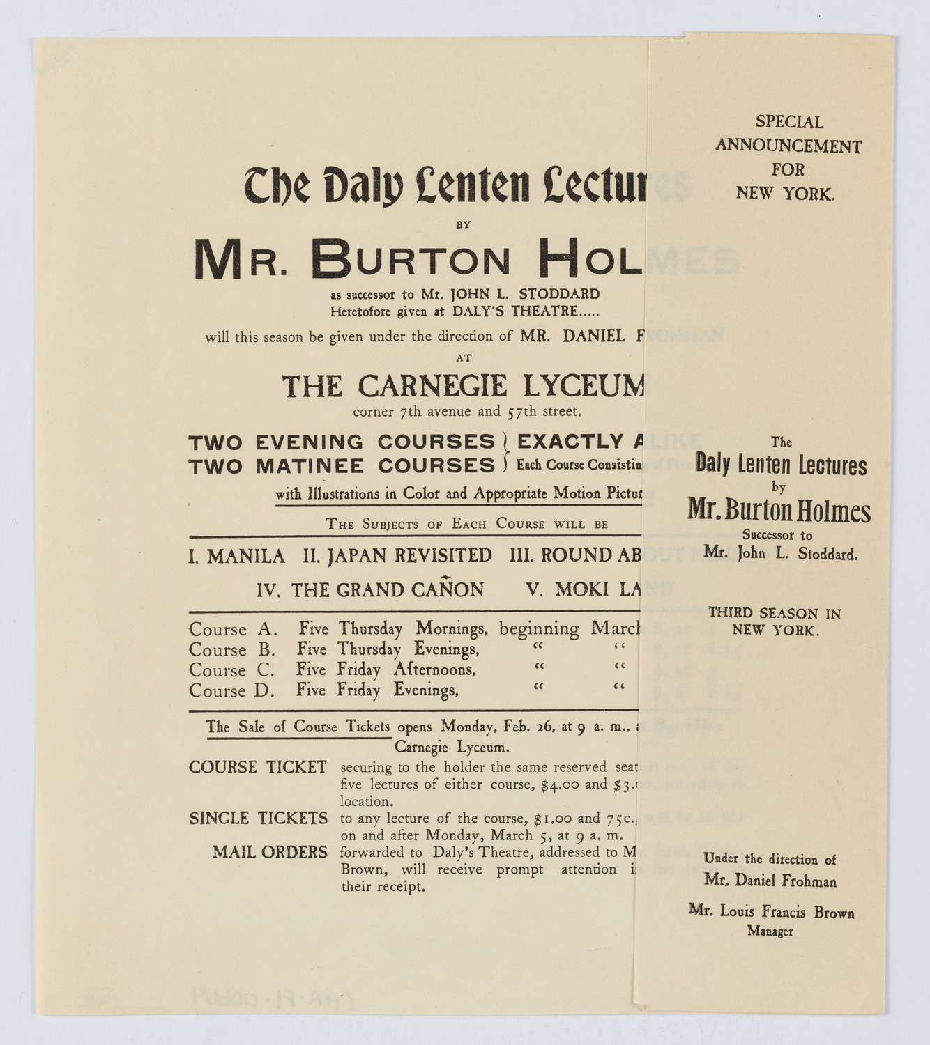 Burton Holmes Travelogue: Manila, March 1900