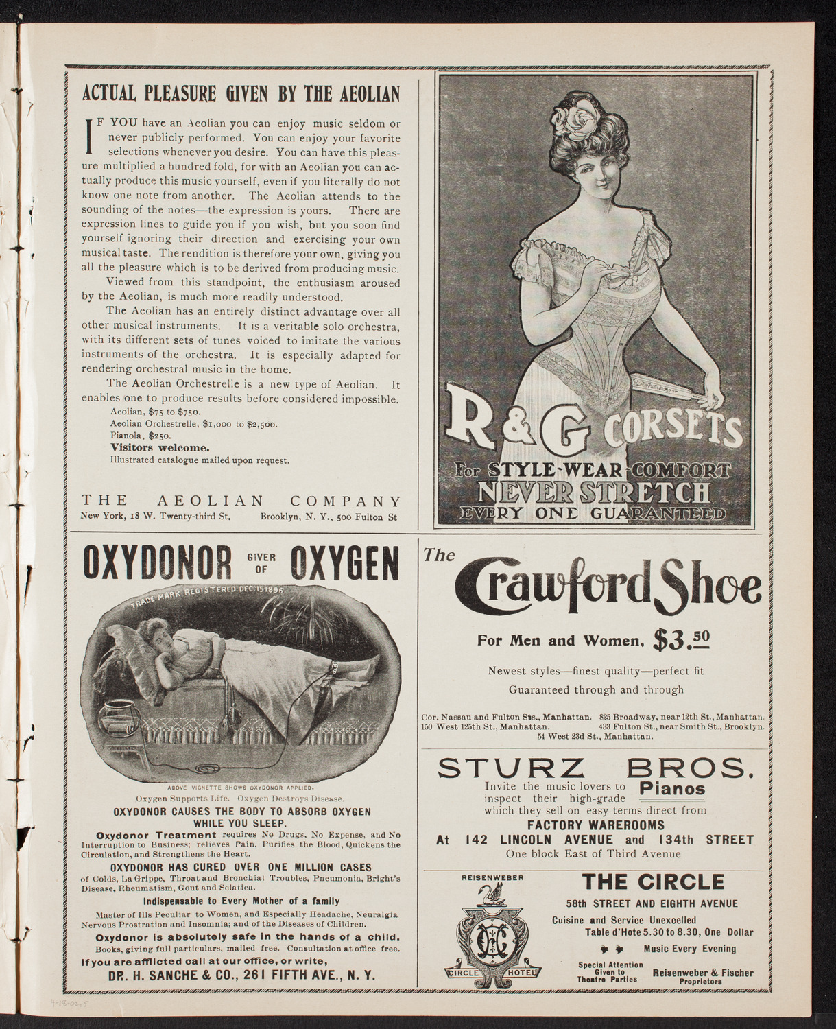 Benefit: Mt. Tabor Manual Training and Industrial School, April 18, 1902, program page 9