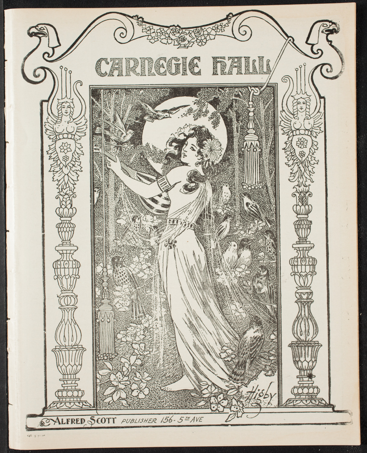 Wiener Männergesangverein (Vienna Male Choral Society), May 7, 1907, program page 1