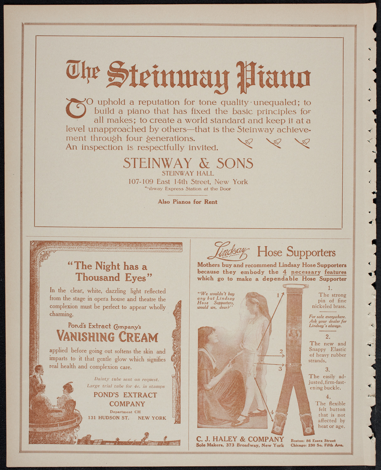 People's Choral Union, December 21, 1913, program page 4