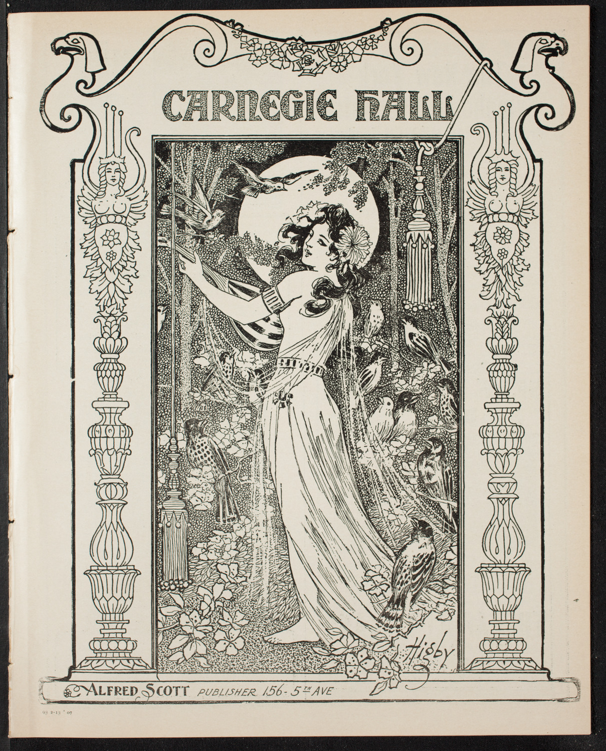 The Mendelssohn Choir of Toronto and The Pittsburgh Symphony Orchestra, February 13, 1907, program page 1