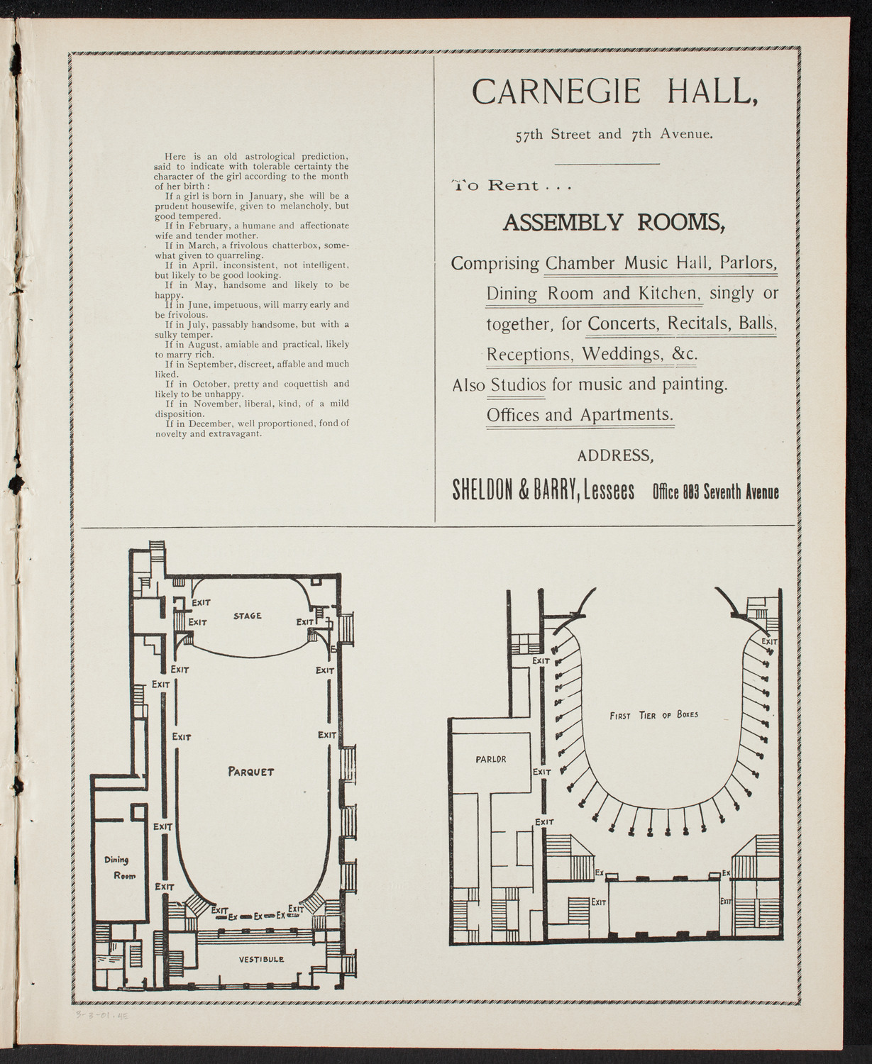 Leipzig Philharmonic Orchestra, March 3, 1901, program page 7