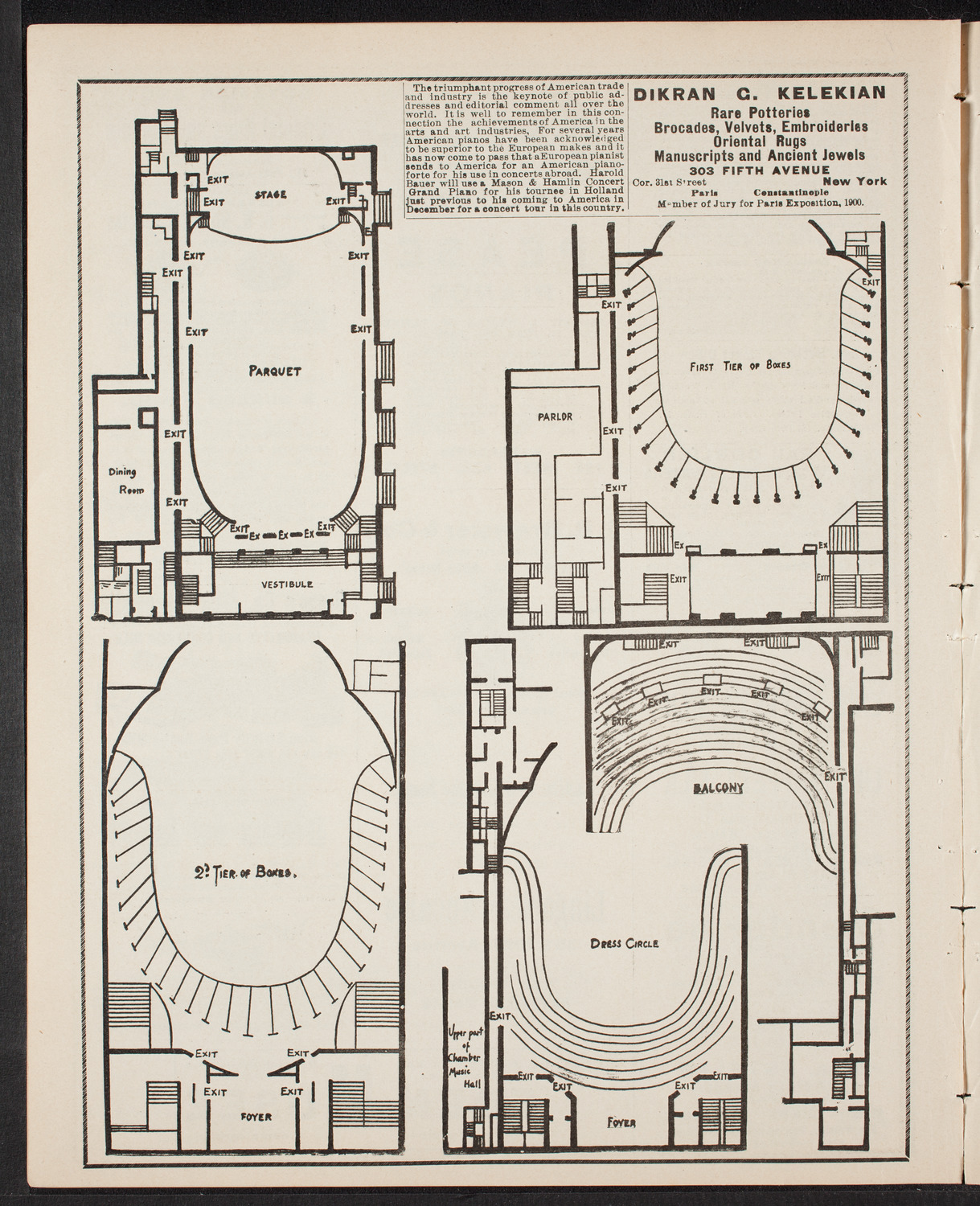 Benefit: St. Andrew's One-Cent Coffee and Meal Stands, April 9, 1902, program page 4