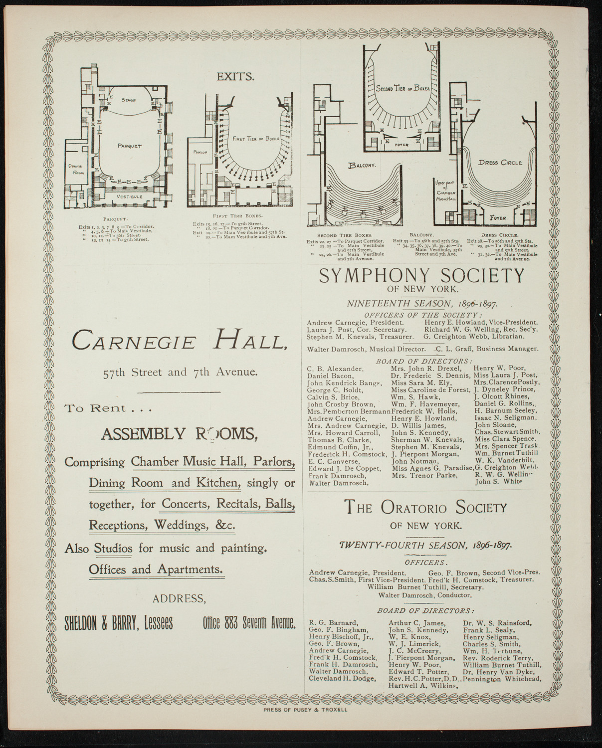 Seventh Regiment Band, February 25, 1897, program page 8