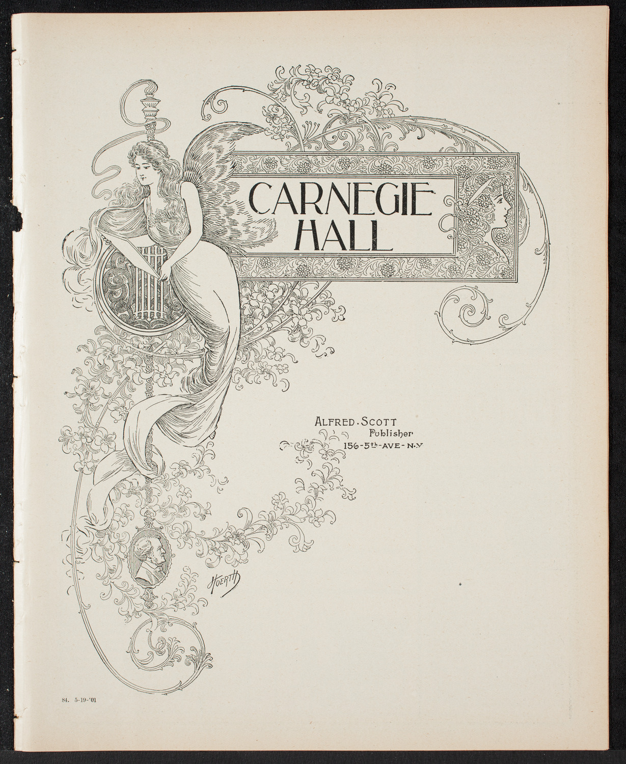 Meeting: YMCA/ New York Festival Chorus, May 19, 1901, program page 1