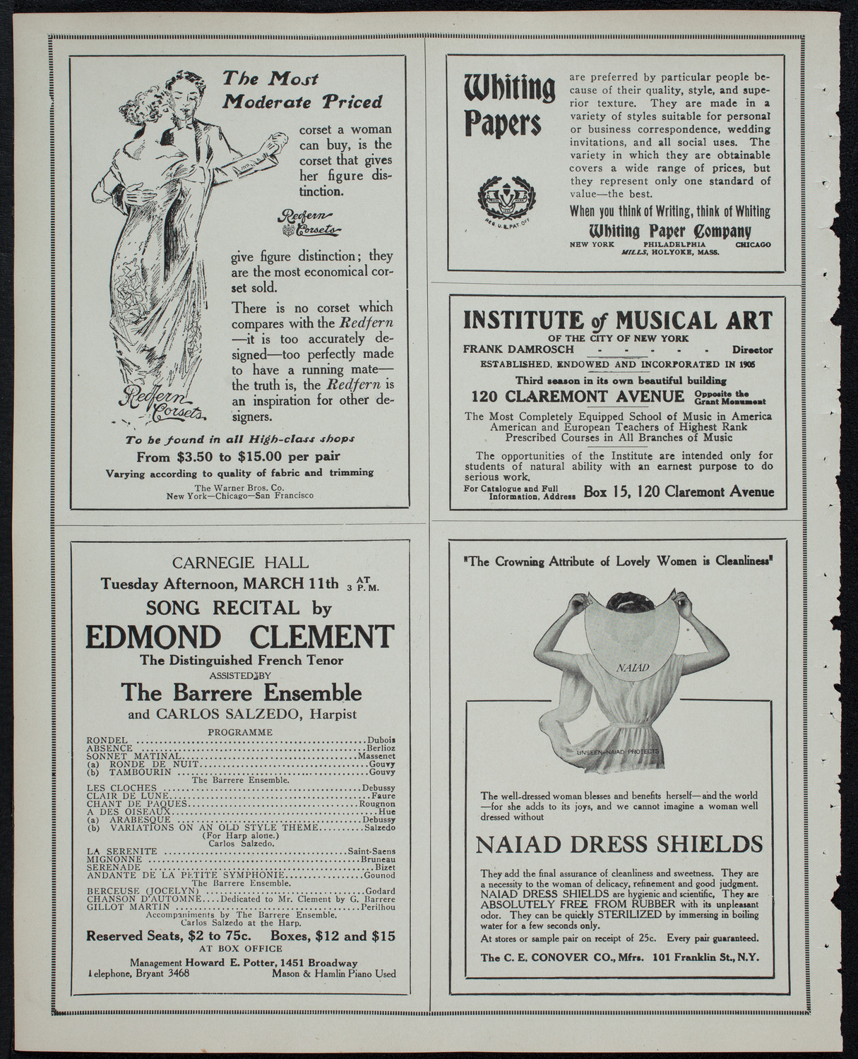 Russian Symphony Society of New York, March 1, 1913, program page 2