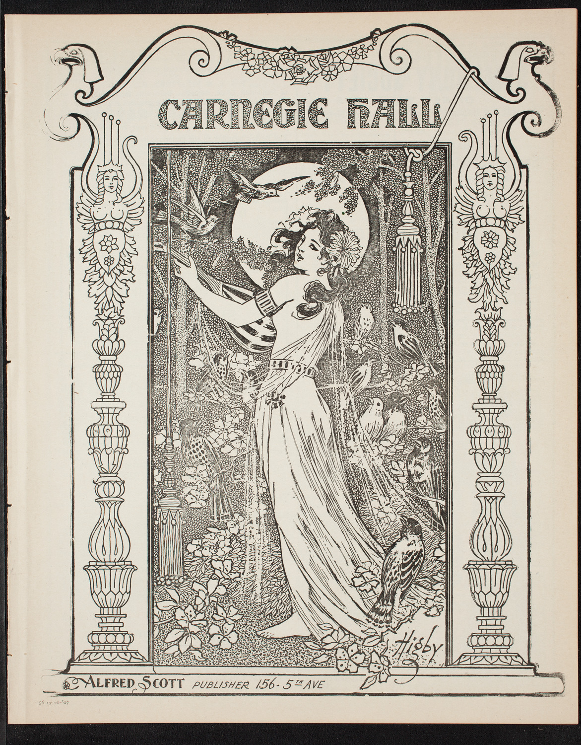 Symphony Concert for Young People, December 21, 1907, program page 1
