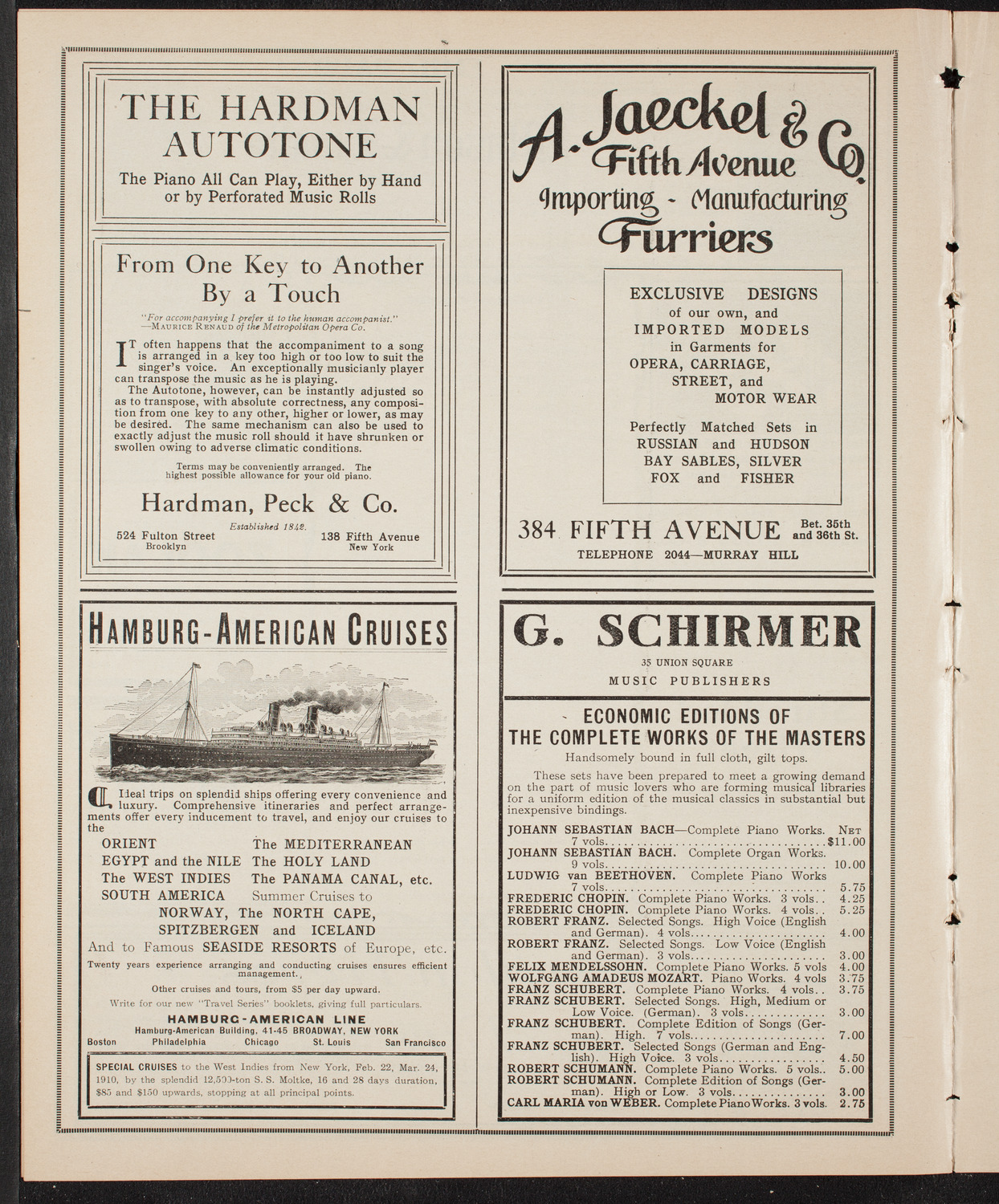 Burton Holmes Travelogue: Sicily, January 30, 1910, program page 8