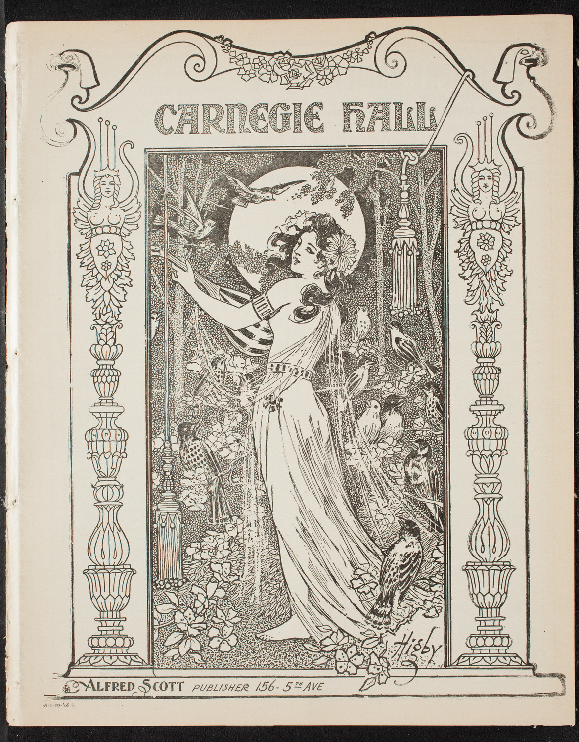 Burton Holmes Travelogue: Vienna, January 19, 1908, program page 1