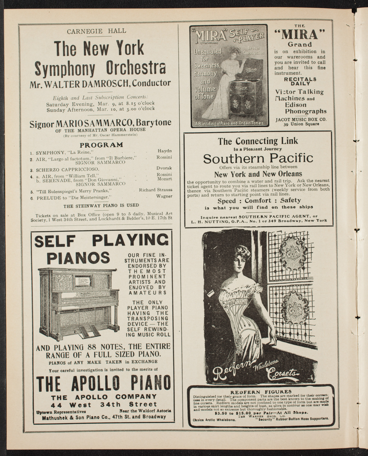 Russian Symphony Society of New York, February 28, 1907, program page 2